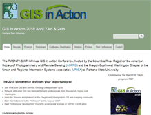 Tablet Screenshot of gisinaction.org